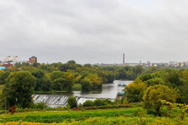 Widok Rzekę Nara Serpuchowie Rosja — Zdjęcie stockowe
