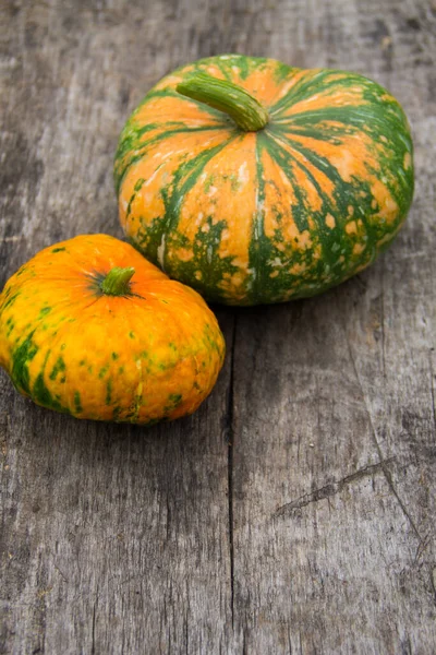 Pumpkin Rustic Wooden Table — Stock Photo, Image