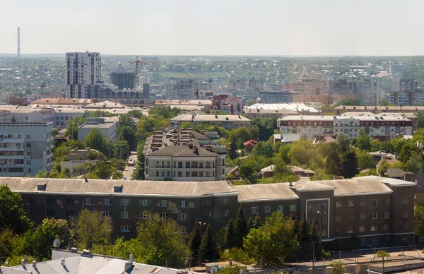 Flybilde Byen Kharkiv Ukraina – stockfoto