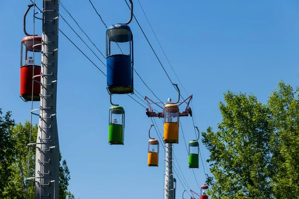 Ropeway Cidade Kharkov Ucrânia — Fotografia de Stock