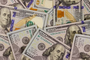 Yüz dolarlık banknotların arka planı