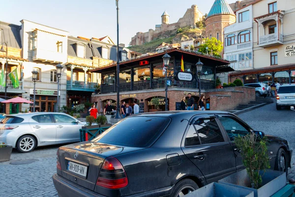 Tbilisi Georgia May 2018 Vakhtang Gorgasali Square Famous Its Numerous — Stock Photo, Image