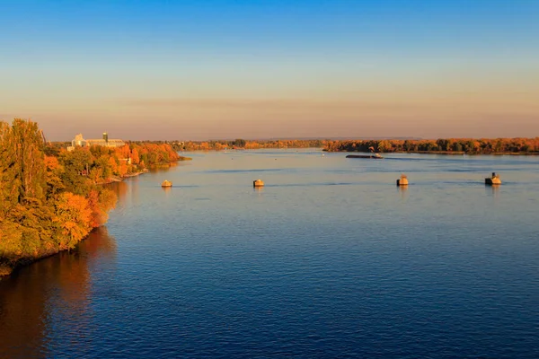 View River Dnieper Autumn — Stock Photo, Image