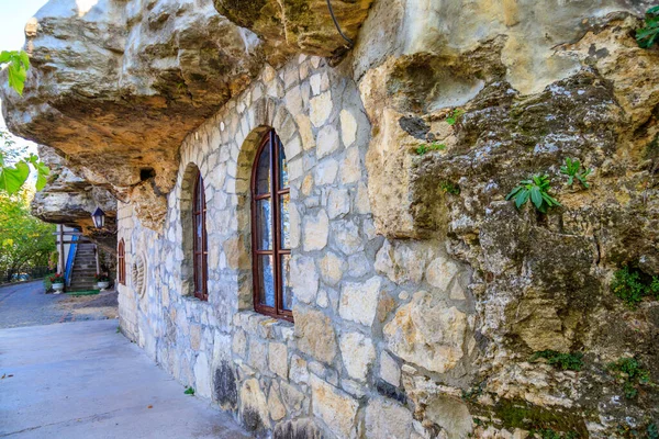 Das Galizische Höhlenkloster Nikolaus Liegt Ufer Des Dnjestr Dorf Halytsya — Stockfoto