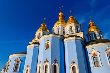 Ukrayna Kiev 'deki St. Michael' s Altın Kubbe Manastırı