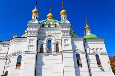 Ukrayna 'daki Kiev Pechersk Lavra (Kiev Mağara Manastırı) soğutma kilisesi