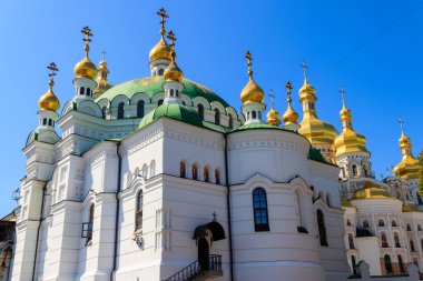 Ukrayna 'daki Kiev Pechersk Lavra (Kiev Mağara Manastırı) soğutma kilisesi