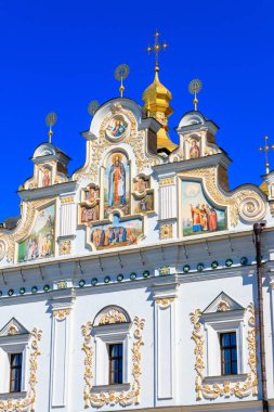 Ukrayna 'daki Kiev Pechersk Lavra Katedrali (Kiev Mağara Manastırı)
