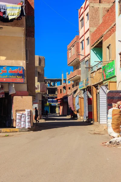Хургада Египет Декабря 2018 Года Узкая Улица Районе Дахар Старый — стоковое фото