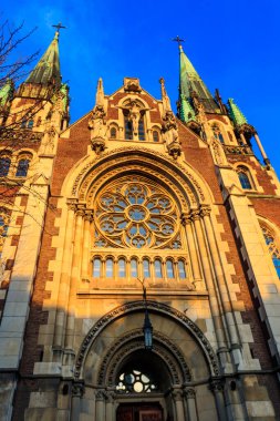 Aziz Kilisesi. Lviv, Ukrayna 'da Olha ve Elizabeth