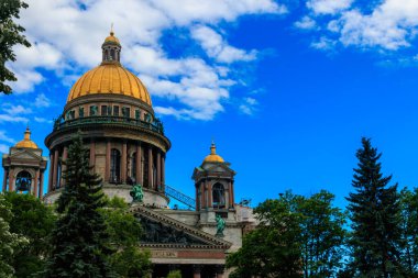 St. Petersburg, Rusya 'daki Saint Isaac Katedrali veya Isaakievskiy Sobor