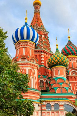 St. Moskova, Rusya 'daki Kızıl Meydan' daki Basil Katedrali