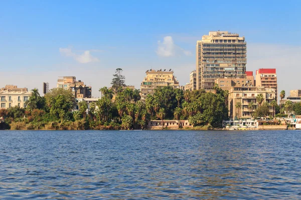Vista Ciudad Cairo Río Nilo Egipto —  Fotos de Stock