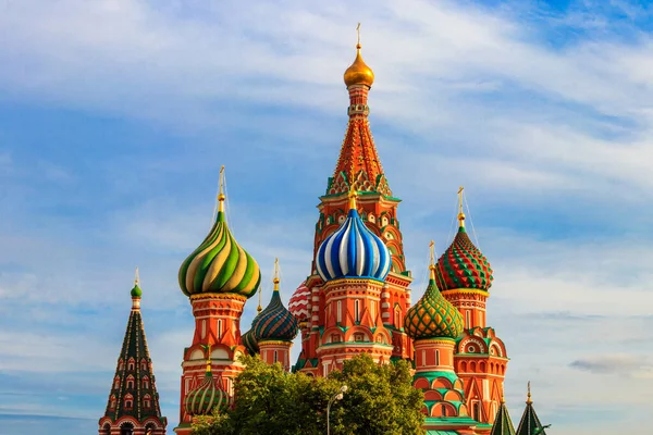 Basiliuskathedraal Het Rode Plein Moskou Rusland — Stockfoto