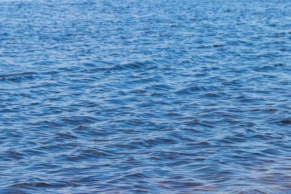 Blaues Wasser Textur Hintergrund Oberfläche Des Sees — Stockfoto