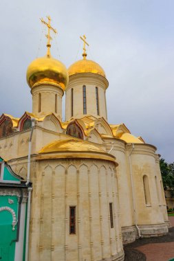 Rusya 'nın Sergiev Posad kentindeki Trinity Lavra Katedrali