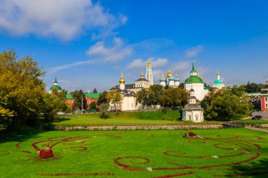 Sergiev Posad, Rusya 'daki St. Sergius Trinity Lavra manzarası