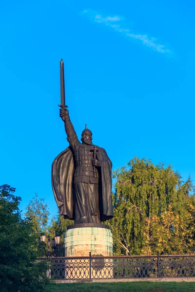 Monumento Ilya Muromets Murom Rusia — Foto de Stock