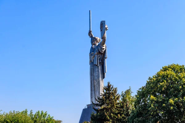 Patria Monumento Kiev Ucraina — Foto Stock