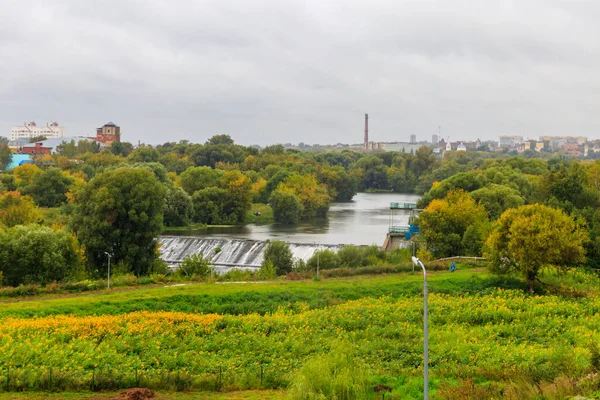 Vista Del Río Nara Serpujov Rusia — Foto de Stock