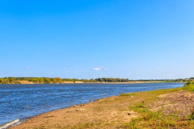 Rusya 'daki Oka Nehri manzarası