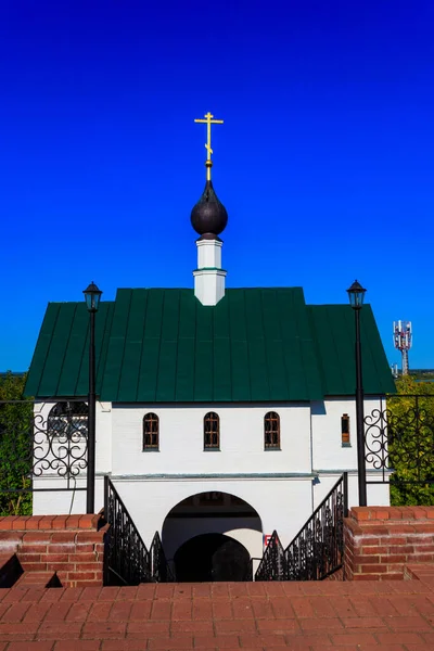 Die Torkirche Des Heiligen Sergius Von Radonesch Verklärungskloster Murom Russland — Stockfoto