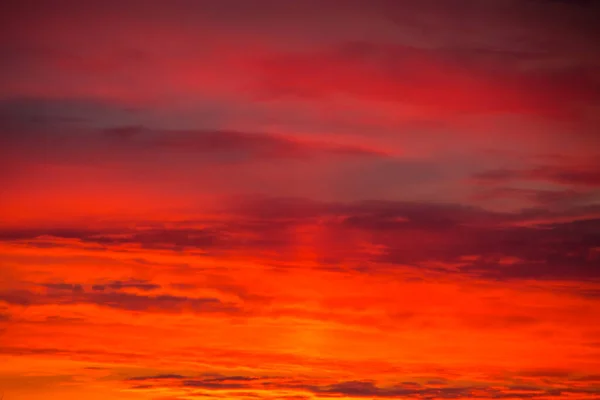 Cielo Salida Del Sol Naranja Ardiente — Foto de Stock