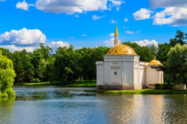 Tsarskoye Selo, Puşkin, Rusya 'daki Catherine Park' taki Türk hamamı