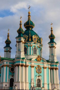 Ukrayna, Kyiv 'deki Aziz Andrew Ortodoks Kilisesi