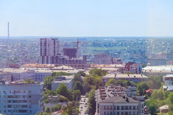 Vista Aérea Sobre Cidade Kharkiv Ucrânia — Fotografia de Stock