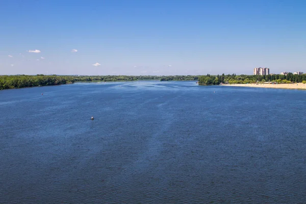 Uitzicht Rivier Dnjepr Oekraïne — Stockfoto