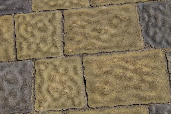 Sidewalk Texturierten Hintergrund Detail Eines Pflasters — Stockfoto