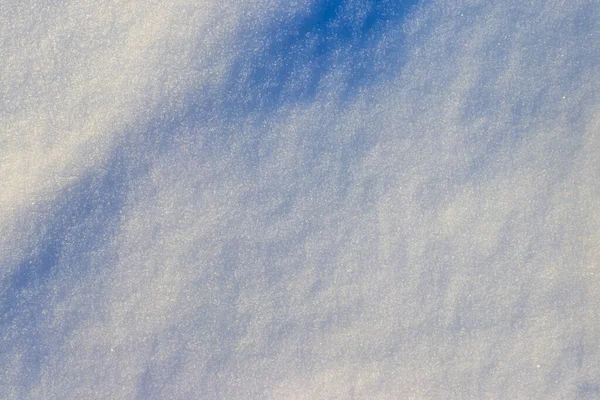 白い雪の質感 冬の背景 — ストック写真