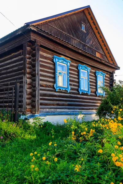 Old Wooden Log House Russian Village Royalty Free Stock Photos