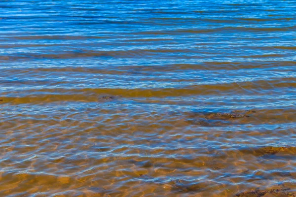 Wasser Textur Hintergrund Oberfläche Des Flusses — Stockfoto