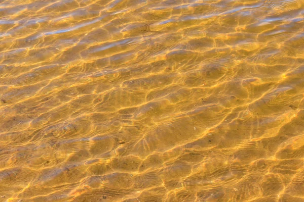 Tekstura Falistej Wody Morskiej Dna Piasku Tle — Zdjęcie stockowe