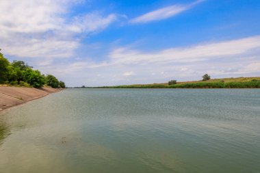 Kherson bölgesindeki Kuzey Kırım Kanalı, Ukrayna