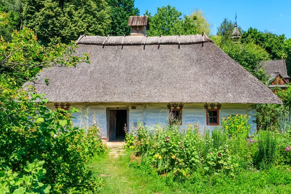 Antigua Casa Rural Tradicional Ucraniana Pyrohiv Pirogovo Pueblo Cerca Kiev — Foto de Stock