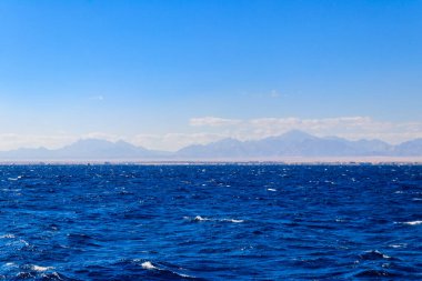 Hurghada, Mısır 'daki Kızıl Deniz manzarası