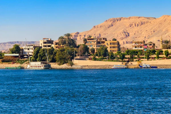 Utsikt Över Nilen Luxor Egypten — Stockfoto