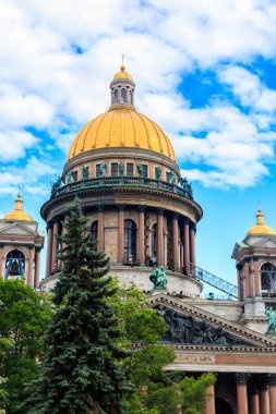 St. Petersburg, Rusya 'daki Saint Isaac Katedrali veya Isaakievskiy Sobor