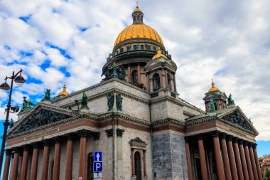 St. Petersburg, Rusya 'daki Saint Isaac Katedrali veya Isaakievskiy Sobor