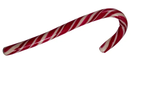 休日キャンデー杖に分離されたホワイト バック グラウンド — ストック写真