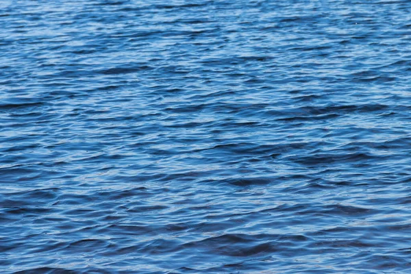 Blaues Wasser Textur Hintergrund Oberfläche Des Sees — Stockfoto