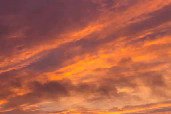 美しいカラフルな夕日の空 自然背景 — ストック写真