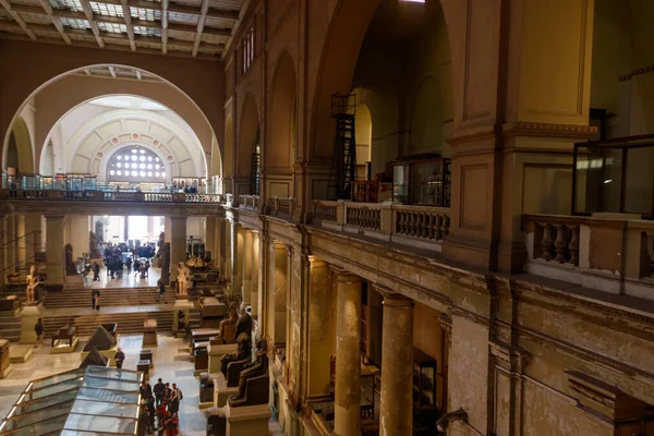 Cairo Egypt December 2018 Interior Museum Egyptian Antiquities Known Commonly — Stock Photo, Image