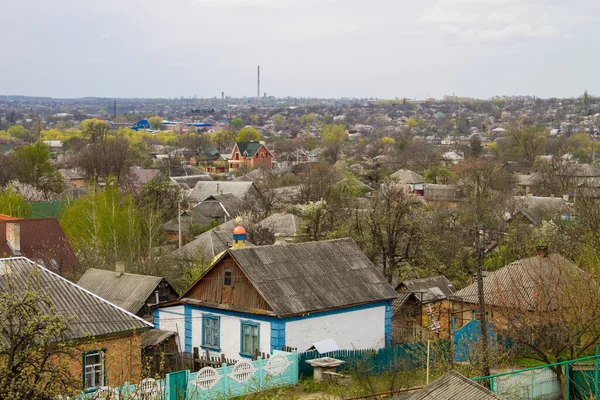 Letecký Pohled Město Alexandrie Ukrajině — Stock fotografie