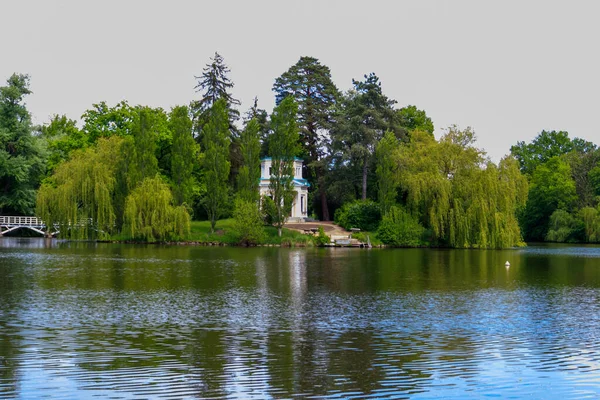 Vue Pavillon Upper Pond Pink Sur Île Circe Île Amour — Photo