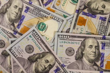 Yüz dolarlık banknotların arka planı