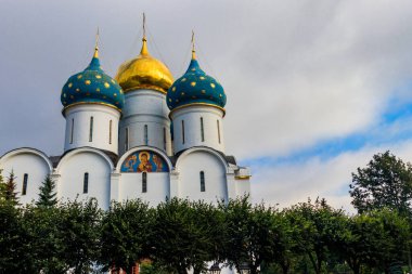 Sergiev Posad, Rusya 'daki St. Sergius Trinity Lavra Katedrali